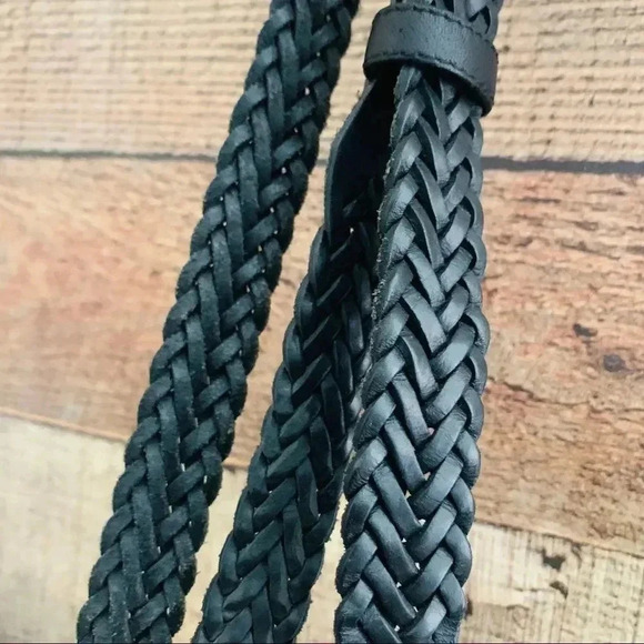 Brighton Leather Woven Crossbody Purse - Picture 7 of 7